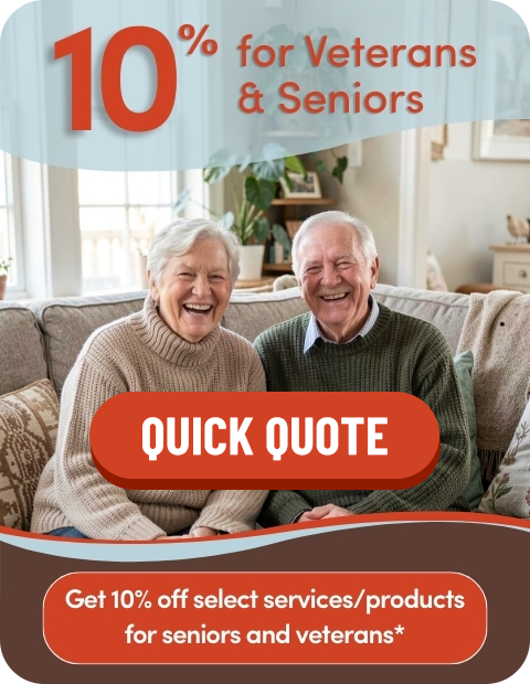 Seniors and Veterans discount